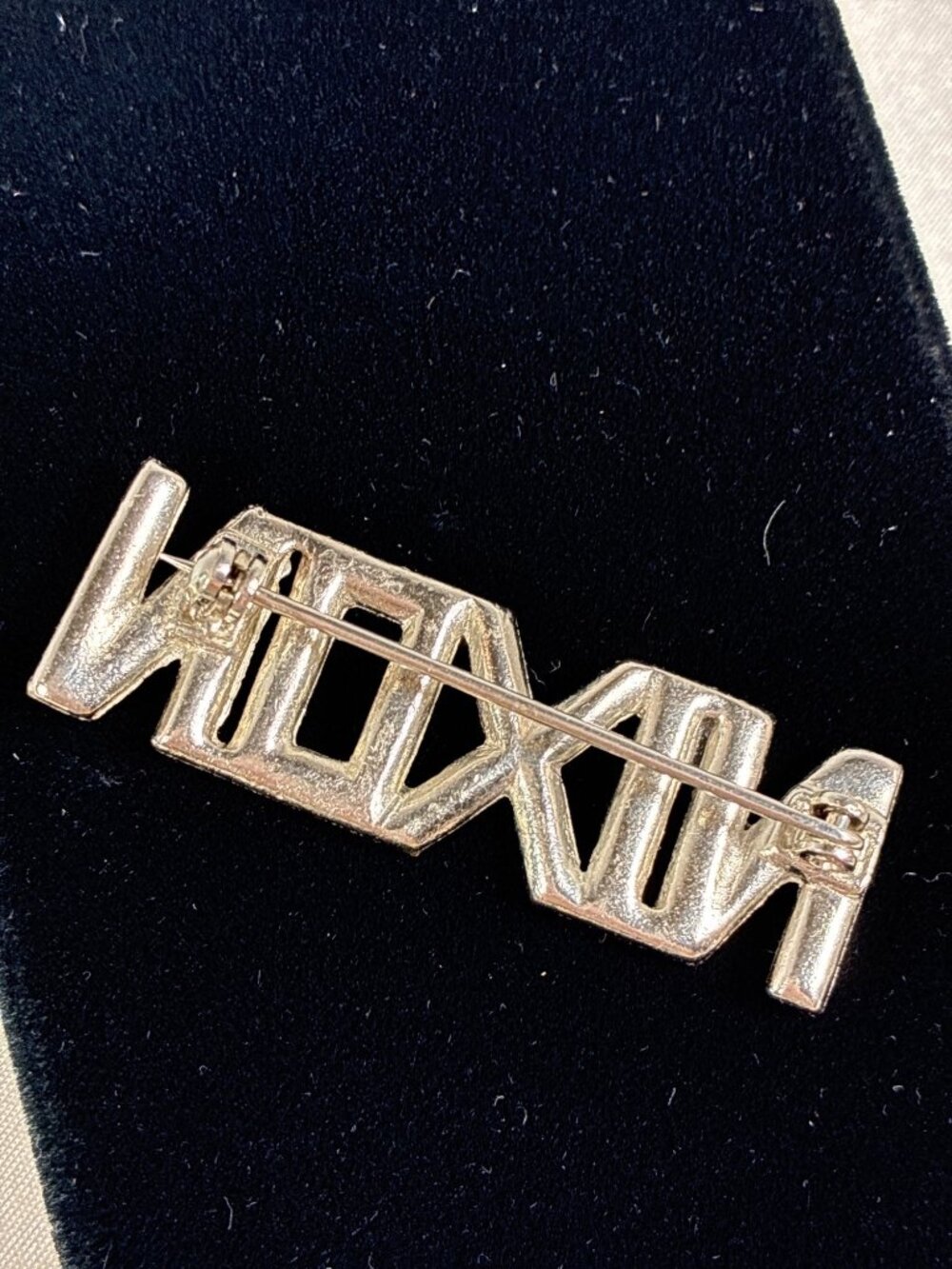 Vintage 1960s Nixon Rhinestone Political Campaign Pin - Picture 6 of 8